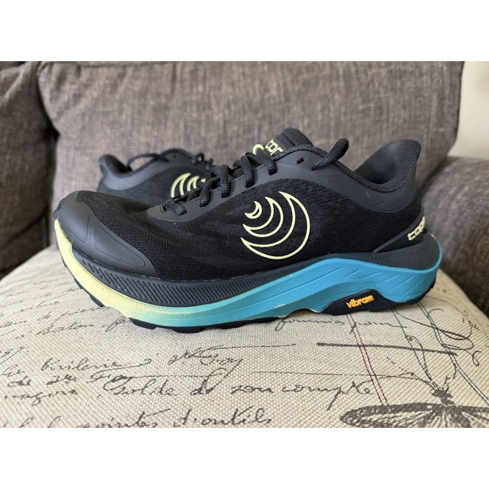 Topo Athletic Ultraventure 4 Women's 7.5 Black Lime Trail Running Shoes